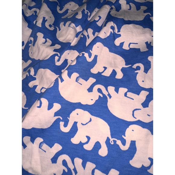 Lilly Pulitzer Tusk in Sun Blue Elephant Windsor Strapless Pull On Dress ‎ XXS - Picture 5 of 7